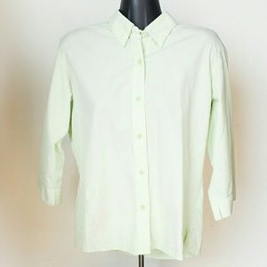 Columbia Omni Shade 3/4 Sleeve Mint Green Shirt